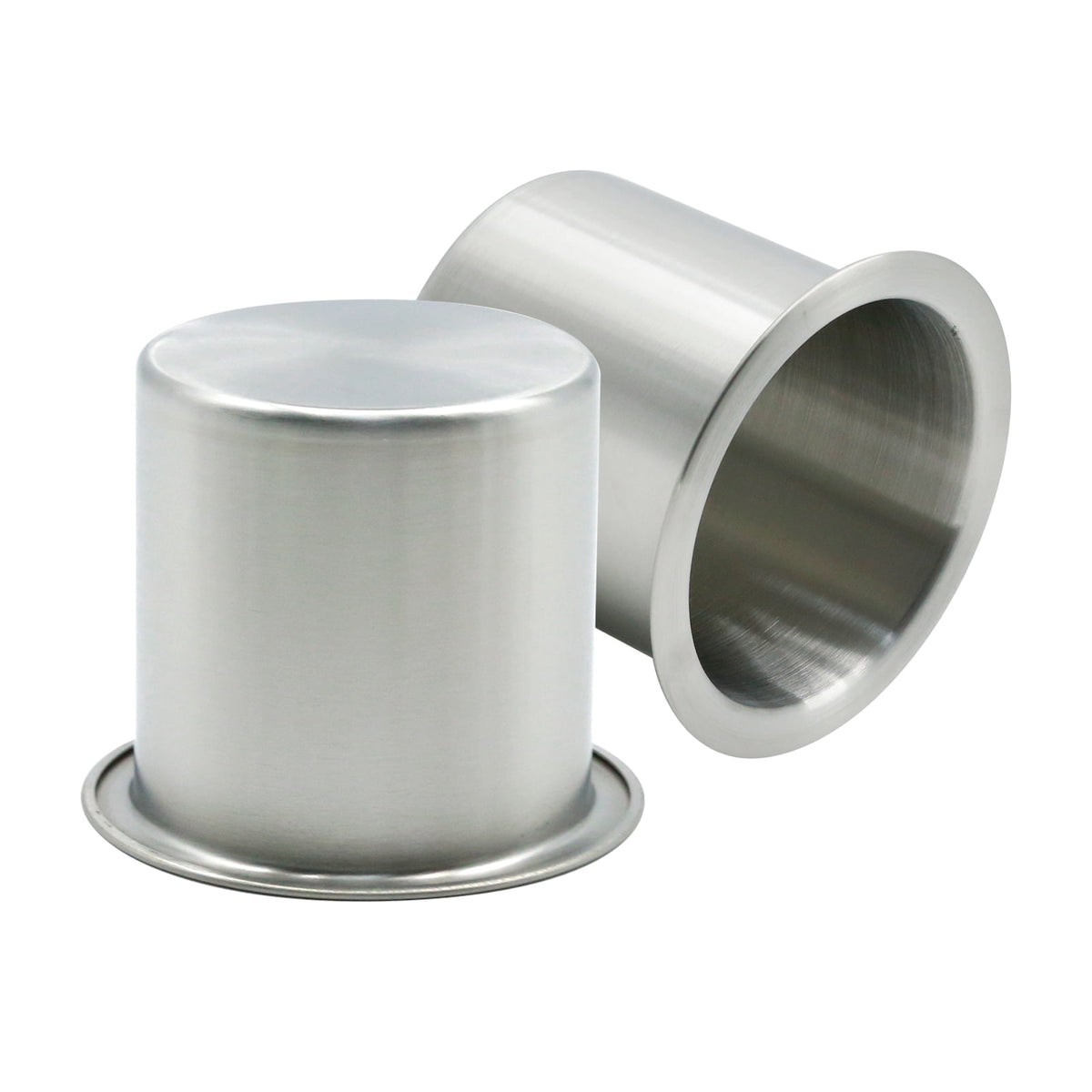 Drop-In Stainless Steel Cup Holders, Set of 2 with 8.5 cm Opening for RVs, Boats and Trucks - Image 5
