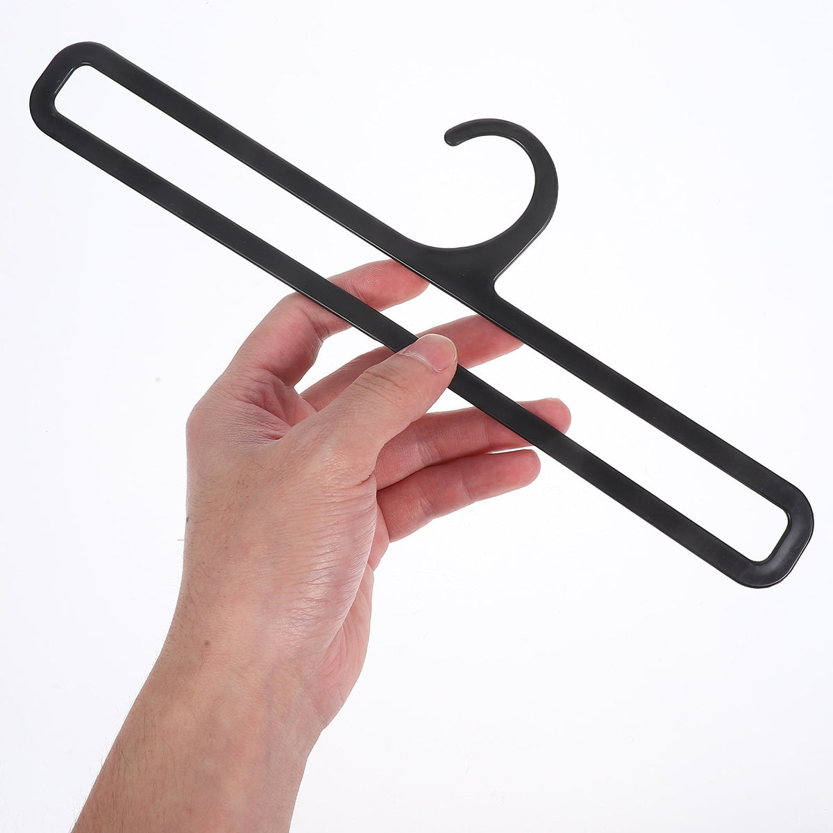 Slim Accessory Hangers, Set of 20 in Black Plastic for Scarves, Ties and Belts in the Closet - Image 5