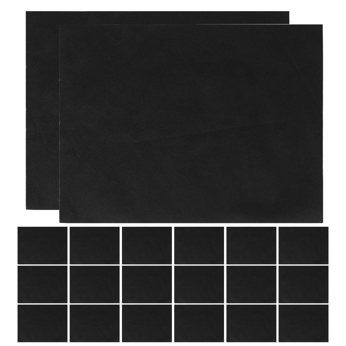 Disposable Car Floor Mats, Pack of 100 Black Nonwoven Sheets to Catch Mud, Dust and Rain - Image 2