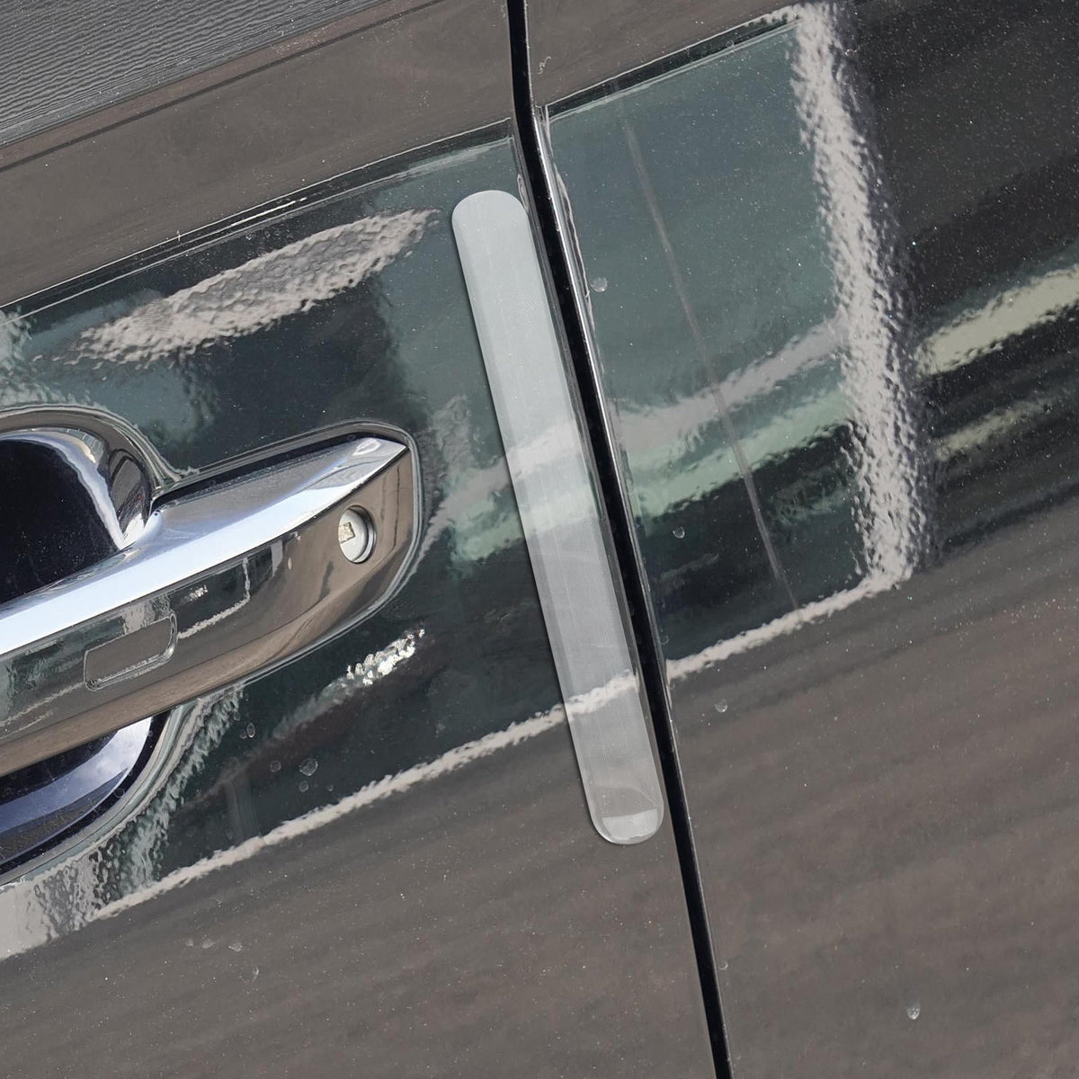 Clear Door Handle Guards, Set of 4 in Transparent PVC Film to Shield Paint from Scratches - Image 5