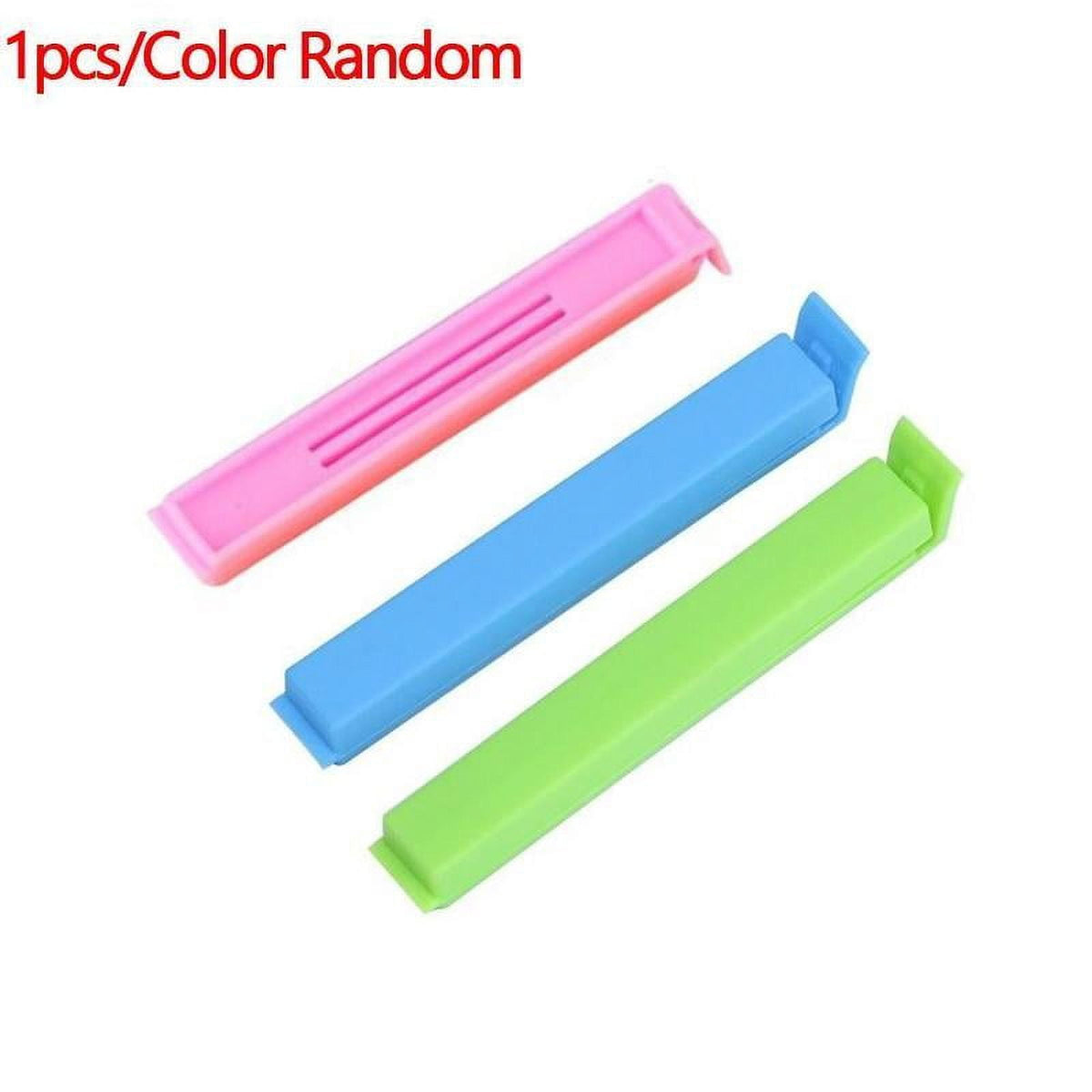 Plastic Bag Sealing Clips, Set of 20 at 11 cm Long in Mixed Colors for Snacks and Pantry Bags - Image 2