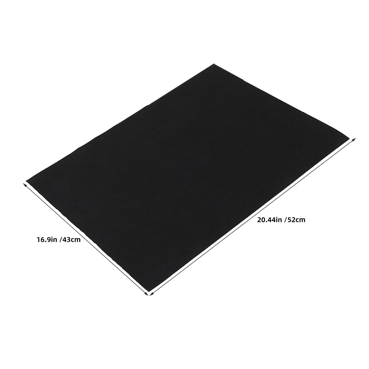 Disposable Car Floor Mats, Pack of 100 Black Nonwoven Sheets to Catch Mud, Dust and Rain - Image 6